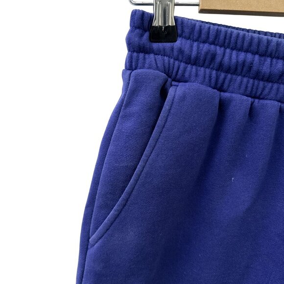 Fabletics Fleece Workout Jogger Sweatpants Drawstring Waist‎ Royal Blue Men 26 - Picture 6 of 13
